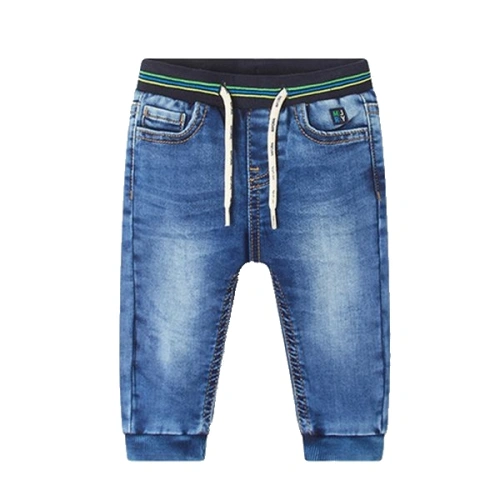 MAYORAL Chlapecké džíny v pase na gumu modrá