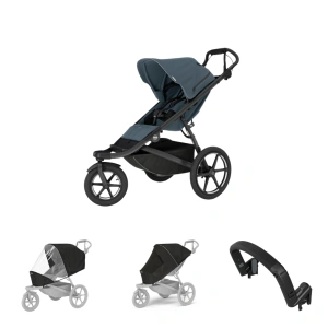 THULE Urban Glide 3 Dark Slate magnetická spona + pláštěnka + moskytiéra + madlo