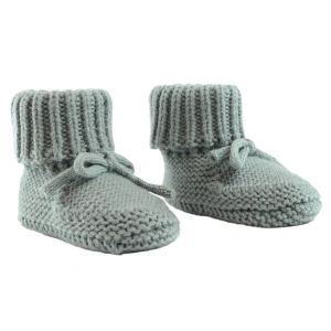 LODGER capáčky Slipper Merino Wool Silk vel. 0-6 měsíců
