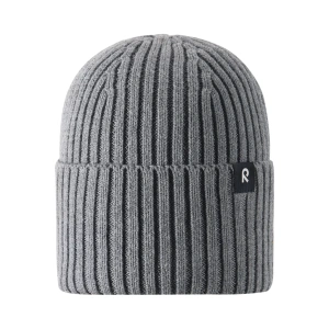 REIMA dětská čepice Hattara melange grey