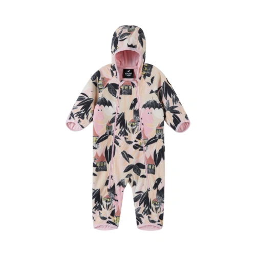 REIMA Windfleece overal Moomin Vindpust Pale rose