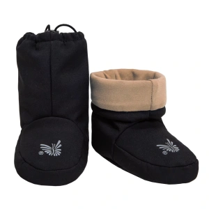 ESITO barefoot softshellové capáčky Bambus Honey černá, hnědá vel. 2 ( 10-18 m )