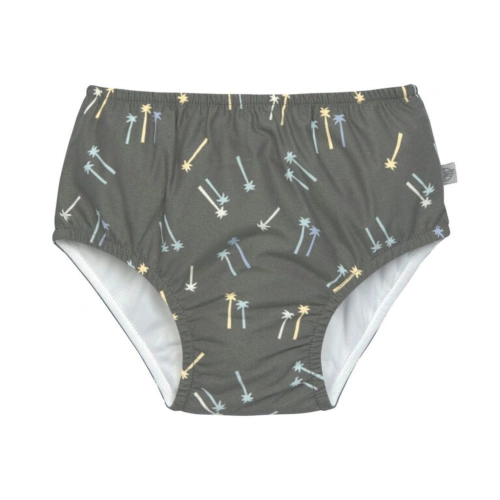 LÄSSIG plavkové kalhotky Swim diaper Palms Depp Olive