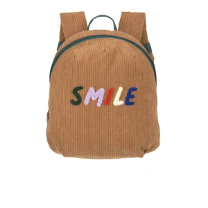 LÄSSIG dětský batoh Tiny Backpack Cord Little Gang Smile Caramel
