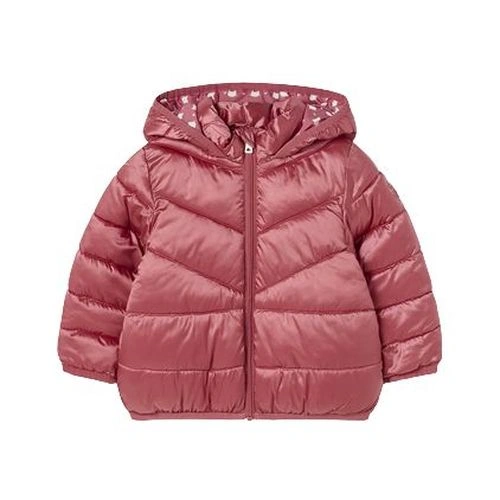 MAYORAL dívčí zimní bunda s kočičkou růžová