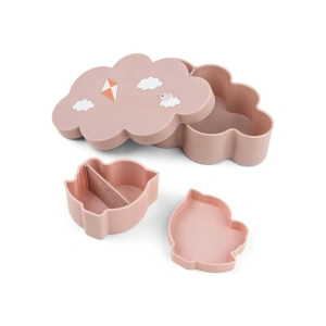 DONE BY DEER svačinový, obědový box a lahvička Playground růžová (4)