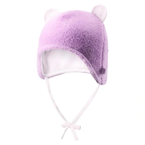 Reima Dívčí čepice se zavazováním Leo 518306 - růžová - 40 - 42 cm