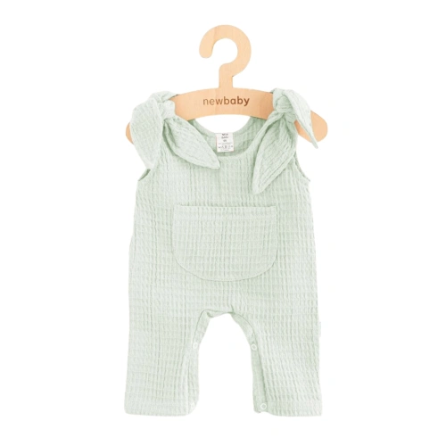 NEW BABY kojenecké mušelínové lacláčky Comfort clothes šalvějová vel.74 cm (6-9m)