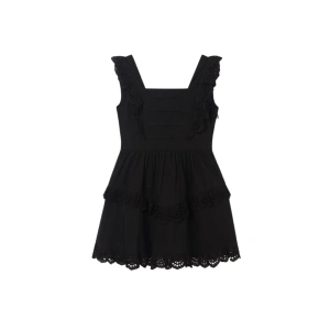 MAYORAL dívčí šaty bez rukávu černá vel. 152 cm