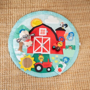 BABY EINSTEIN deka na hraní pro rozvoj motoriky a smyslů Happy Harvest™ Touch & Feel, 0m+ (7)