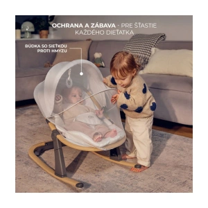 KINDERKRAFT lehátko Elsu Grey, do 9kg (4)