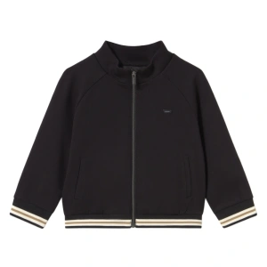 MAYORAL chlapecká mikina DR na zip černá vel. 98 cm