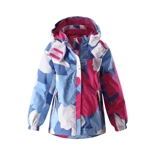 Reima dívčí bunda Tuuli 521488 - bílo modro růžová - 110 cm