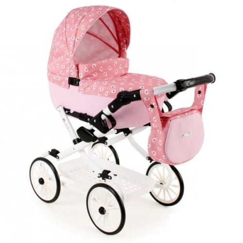 JASMINE Kočárek pro panenky Kids V7 starorůžový