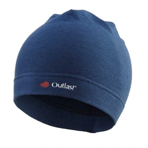 Čepice smyk natahovací Outlast® velikost 1, 35-38 cm, barva tm.modrá