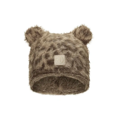 ELODIE DETAILS plyšová čepice Furry Knit Beanies Le Leopard