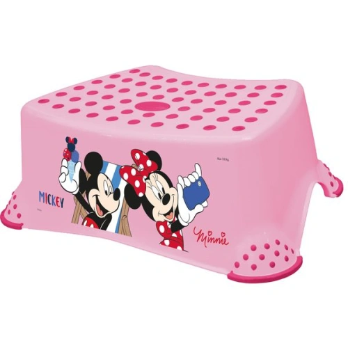 KEEEPER Stupínek k WC/umyvadlu "Mickey&Minnie", Pink