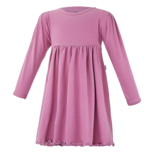 LITTLE ANGEL dívčí šaty tenké DR Outlast® tmavě starorůžová