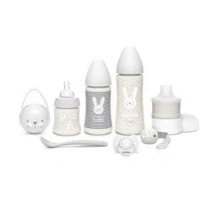 SUAVINEX Premium novorozenecký set HYGGE - šedá