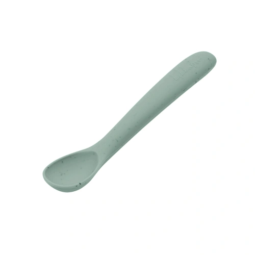 KIKKABOO lžička Platinum Silicone Sage