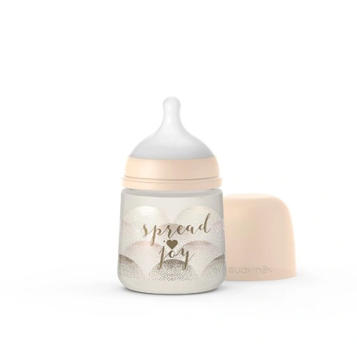 SUAVINEX Kojenecká láhev 150 ml S - Srdce Joy
