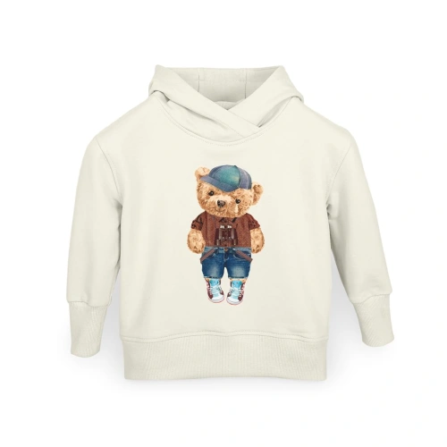 CEBA BABY dětská mikina s kapucí Fluffy Puffy Stu 12-24 m bílá