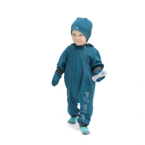 ESITO teplákový overal rostoucí Warmkeeper Petrol petrolejová vel. 92-98 cm