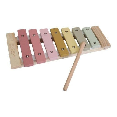LITTLE DUTCH Dřevěný xylofon pink