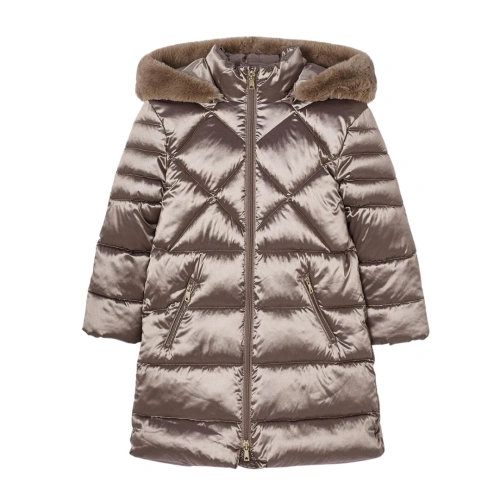MAYORAL dívčí zimní prošívaný kabát hnědá