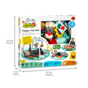 BABY EINSTEIN deka na hraní pro rozvoj motoriky a smyslů Happy Harvest™ Touch & Feel, 0m+ (8)