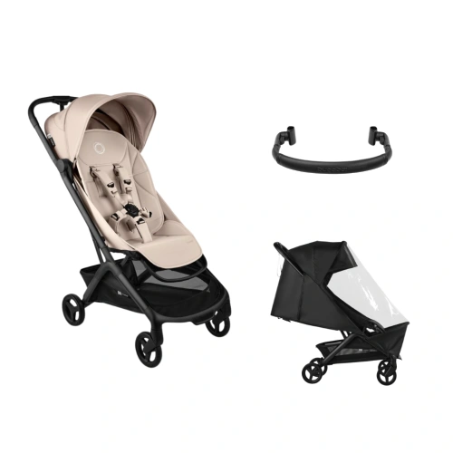 BUGABOO Butterfly 2 complete Black + pláštěnka + madlo