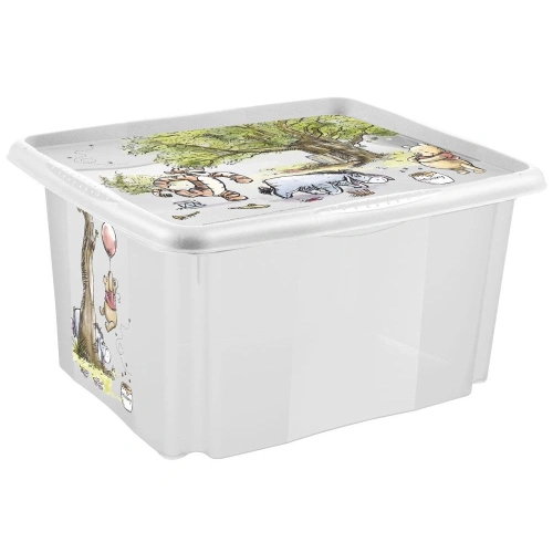 KEEEPER Úložný box s víkem velký "Winnie", Transparent