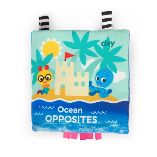 BABY EINSTEIN měkká kniha plná aktivit Ocean Opposites™, 0m+