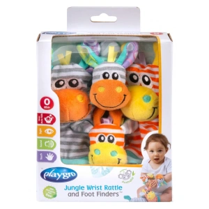 PLAYGRO Chrastící ponožky a náramky pastelové (5)