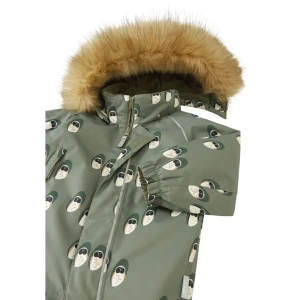 REIMA dětský zimní overal Lappi Greyish green (4)