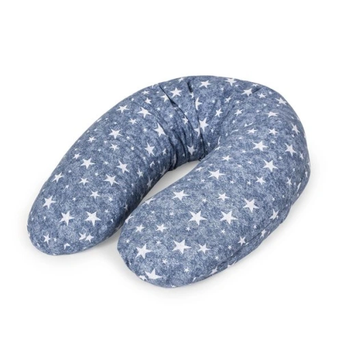 CEBA BABY kojící polštář Cebuška Physio Multi Denim Style - Stars blue