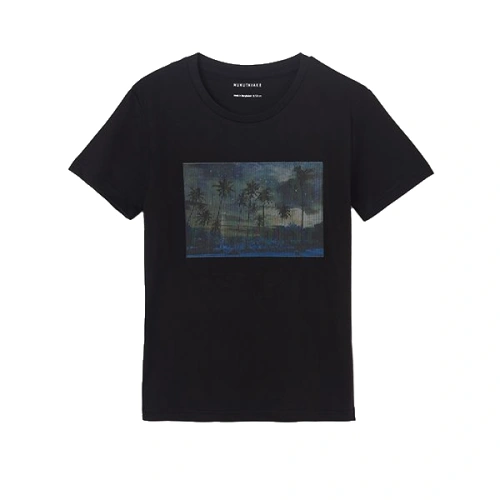 MAYORAL chlapecké tričko KR palmy, černá