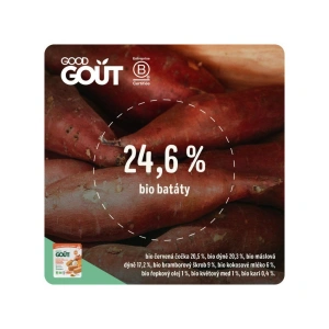 GOOD GOUT BIO BLW tyčinky z červené čočky a dýně (120 g) (4)