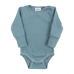 LITTLE THINGS rostoucí body s dlouhým rukávem modrá vel. 9-12 kg