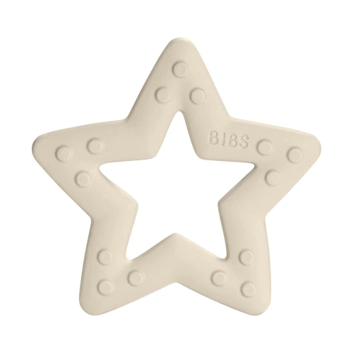 BIBS kousátko Baby Bitie Star ivory