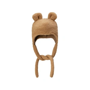 T-TOMI čepice Cap Teddy brown vel. 0-3 m.