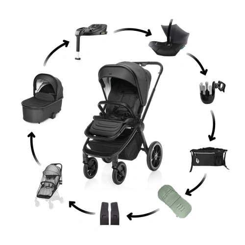 ZOPA Maxi set kočárek Move Cross 3 All Black