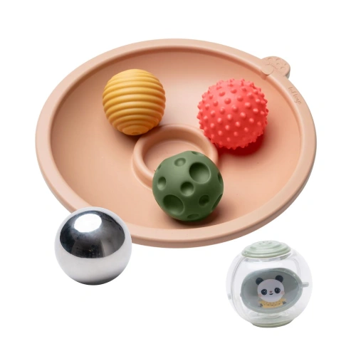 TAF TOYS mísa s míčky pro hru na bříšku