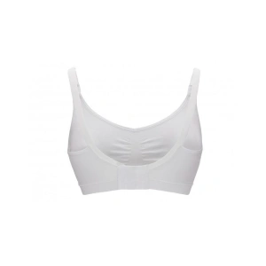 MEDELA Těhotenská a kojící podprsenka Keep Cool bílá (1)