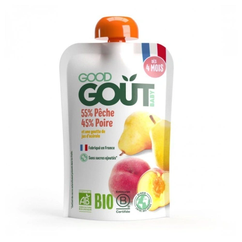 GOOD GOUT BIO Broskev s hruškou (120 g)