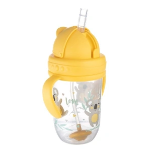 CANPOL BABIES nevylévací hrneček se slámkou a závažím Exotic Animals 270ml (2)