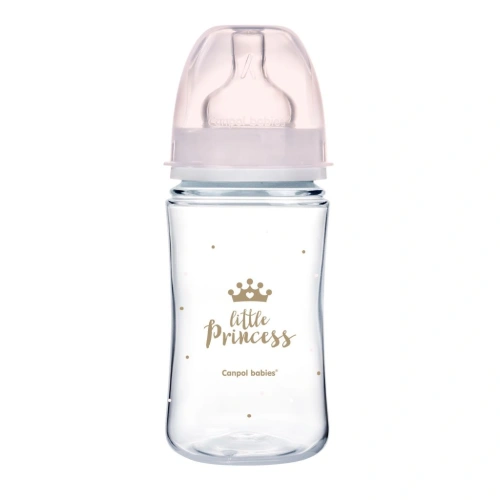 CANPOL BABIES lahev se širokým hrdlem Royal baby 240ml