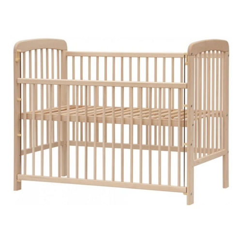 SCARLETT dětská postýlka Míša ECO (buk), st. bok - přírodní 120 x 60