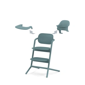 CYBEX jídelní židlička set 3v1 Lemo Stone blue/Mid blue