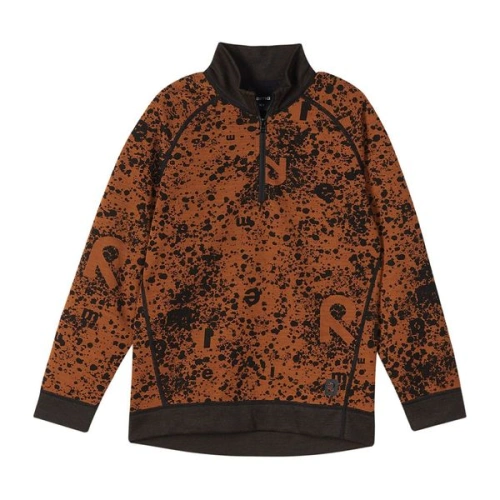 REIMA dětská mikina Skimpa Cinnamon brown